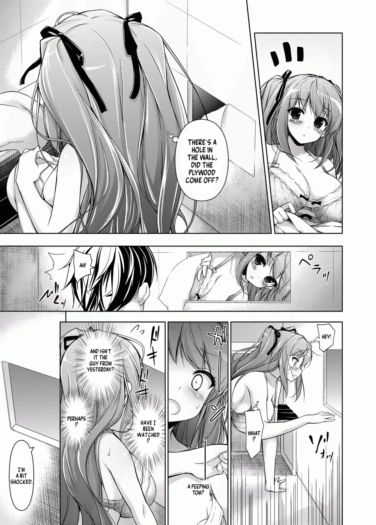 Hentai Manga Comic-The Girl and the Hole in the Wall-Read-8